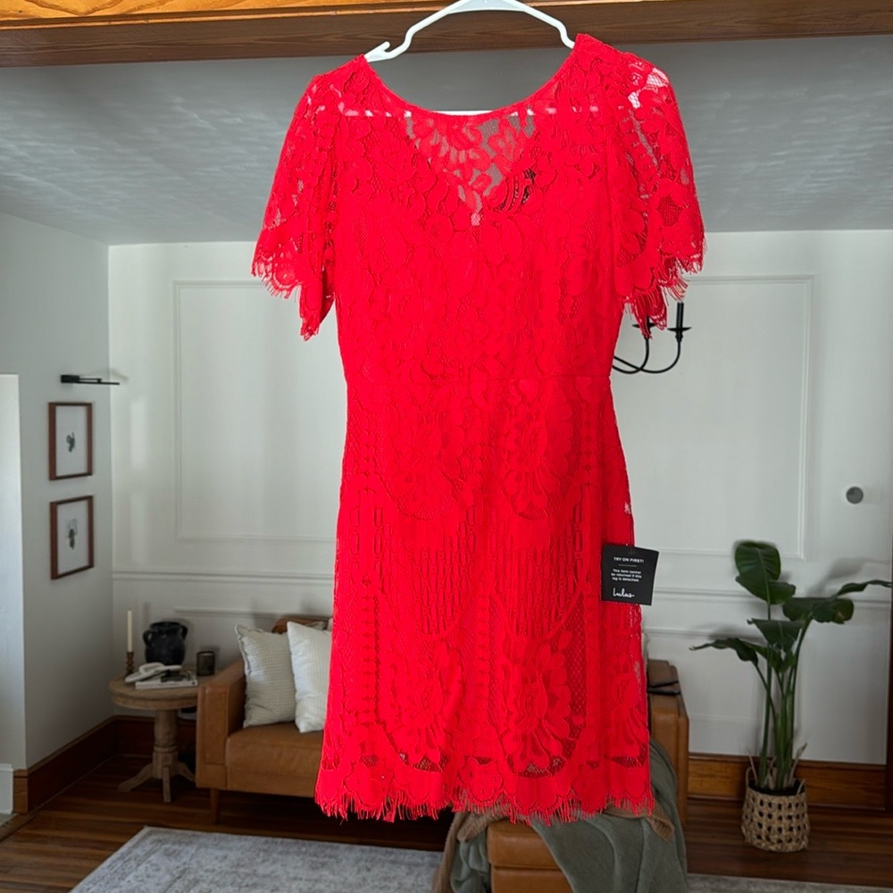 Red lulus dress
